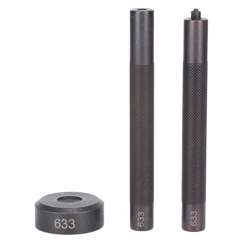 Rivet Setter Tool - AS94-Leder-Nietwerkzeug-Set Rutschfestes Druckknopf-Handwerkszeug-Set DIY-Zubehör Knopfmontage-Stangenbasis