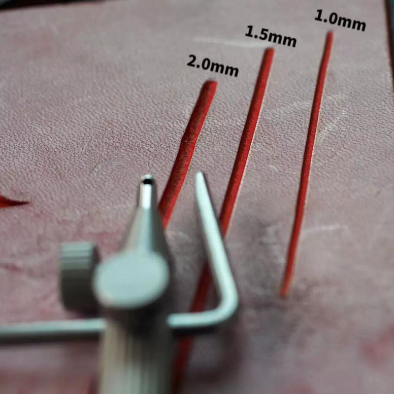 Groover Stitching Tool - XIFENG 3-in-1 Leder-Nutwerkzeug-Set, handgefertigte Lederbearbeitungswerkzeuge mit
