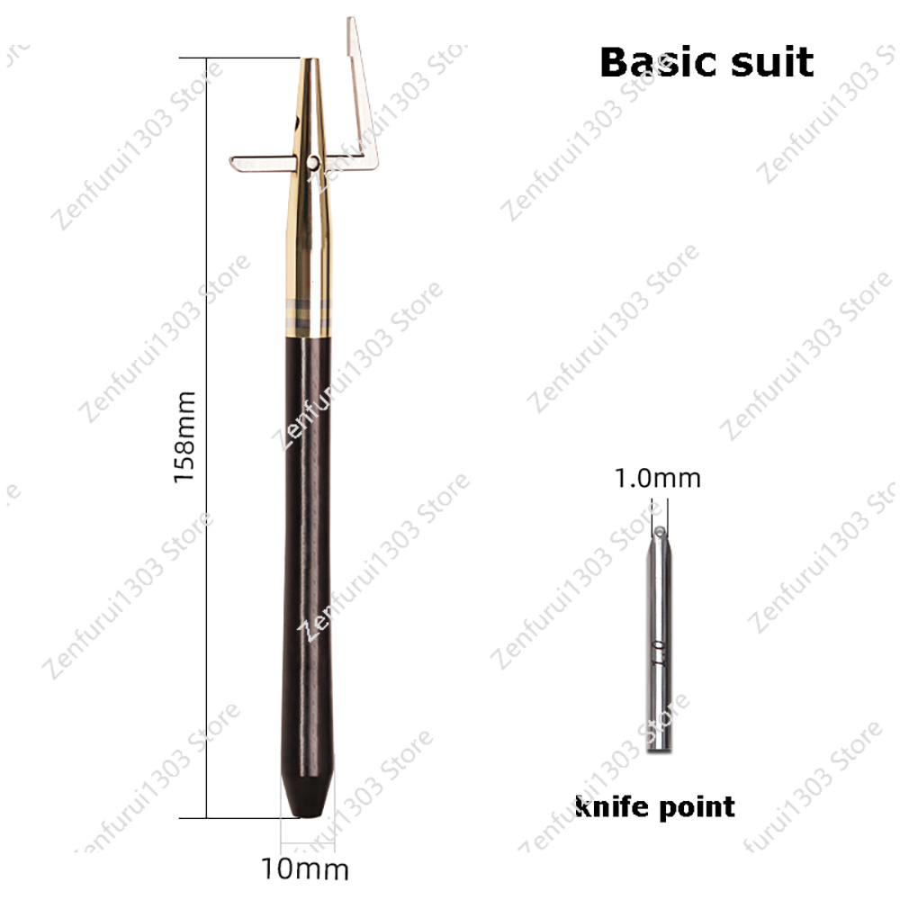 Groover Stitching Tool - 3-in-1 Leder-Rillwerkzeug-Set (1,0-1,5-2,0mm) DIY Handwerk Verstellbarer