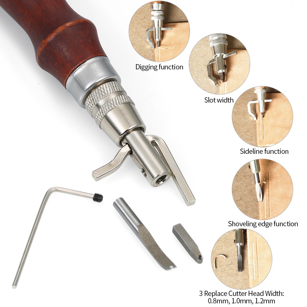 Verstellbarer Leder-Nahtfresse – Groover Stitching Tool Bewertung und Preis